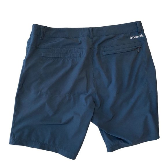 Columbia Mens Outdoor Elements 5 Pocket Shorts Size 38x9 Stretch Black Hiking - Picture 5 of 8